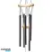 Wooden wind chime with metal tubes 58cm image 1
