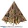 Stalak za prikaz kolekcionarskih figurica egipatskih piramida slika 4
