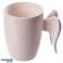 Angel with Wings White Shaped Handle Mug image 2