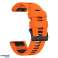 Tech protect iconband pro garmin fenix 5 / 6 / 6 pro / 7 orange/schwarz Bild 1