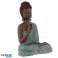 Thai Buddha Brown White and Turquoise Enlightenment image 3