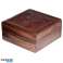 Sheesham Wood Carved Thai Buddha Biżuteria Box zdjęcie 3