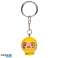 Yellow Japanese Daruma Doll Keychain image 1