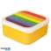 Rainbow Lunch Boxes Lancheiras Conjunto de 3 S/M/L foto 2