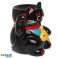 Maneki Neko Black Lucky Cat keramická vonná lampa fotka 1