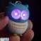 Pink and Blue Owls LED with Tone Keychain Per Piece image 1
