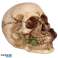 Skull and Roses skull incense burner incense holder per piece image 4
