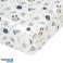 Laken BAUMWOLL-Print mit Gummirose. 70x140 Bild 1