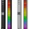 18 cm Mini-RGB-LED-Lichtleiste, geräuschempfindlich und reaktionsschnell auf Musikrhythmus mit eingebautem Mikrofon, wiederaufladbarer USB-C-Akku Bild 4
