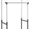 95x35x164cm Double Pole Extra Large Cloth Rack Mehrschichtiges Aufbewahrungsregal für Home Organizer Bild 3