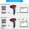 Scanner de código de barras 2D sem fio para QR, PDF417, DataMatrix, Maxicode, para PC e computador foto 1