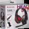DEFENDER HEADPHONES WITH MIKR TUNE 130 BLACK & RED image 6