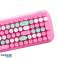 Trådløst tastatur sett MOFII mus Candy XR 2.4G rosa bilde 3