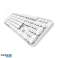 Sada bezdrátové klávesnice MOFII Sweet 2.4G bílá fotka 2