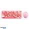 Bezprzewodowy zestaw klawiatura   myszka MOFII Candy 2.4G  różowy zdjęcie 1