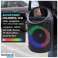 Portable Rechargeable Bluetooth Speaker with RGB lights and Microphone included - USB TF Bluetooth Radio Connection image 1