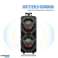 Boîtier de chariot de haut-parleur Bluetooth rechargeable portable avec lumières RVB et microphone inclus - Connexion radio Bluetooth USB TF photo 5
