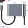 Adaptér HUB 3v1 USB C na HDMI USB A USB C 4K 60Hz Alogy s fotka 4