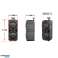 Boîtier de chariot de haut-parleur Bluetooth rechargeable portable avec lumières RVB et microphone inclus - Connexion radio Bluetooth USB TF photo 2