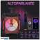 draagbare oplaadbare bluetooth speaker trolley case met RGB-verlichting en microfoon inbegrepen - USB TF Bluetooth-radioverbinding foto 3