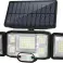 Outdoor Solar Lights, 3 Heads Outdoor LED Solar Spotlights with PIR Motion Sensor, Outdoor LED Solar Light [270° Wide Angle Illumination image 6