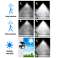 Vonkajšie solárne svetlá, 3 režimy Voliteľný nástenný snímač pohybu Solárne svetlá vodotesné, 120 stupňové širokouhlé LED solárne trávnikové svetlo fotka 1