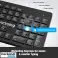 VicTsing 2.4GHz Wireless Keyboard and Mouse Comb, Ultra-slim USB Keyboard Silent Mouse Set Noir photo 4