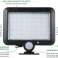 Buitenzonne-bewegingsmelderlamp, beveiligingsverlichting, bewegingsdetectiespot met 56 LED-zonne-energie aangedreven schijnwerper voor garage, tuin foto 5