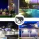 Wasserdichte 100 LED IP65 Solar-Wandleuchte, Allseitige Hofbeleuchtungshalterung, Außenbewegungssensor-Wandfluter, für Wohnzimmer Schlafzimmer Garten Bild 2
