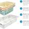 Koelkast Doos Container Plank Keuken Organizer Houder Kast Houder Opbergmand foto 2
