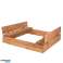 Impregnated wooden sandbox 150x150cm image 1