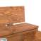 Impregnated wooden sandbox 150x150cm image 5