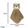 Детское полотенце для рук для детского сада 42x25см коричневый плюшевый мишка изображение 1