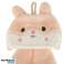 Towel towel for children for kindergarten 42x25cm pink rabbit image 4