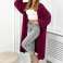 Svetr dlouhý kardigan Dlouhý italský svetr je esencí pohodlí a stylu. Vyrobeno z měkkých a příjemných vláken fotka 1