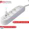 Intelligente Steckdosenleiste - 3 bivalente Multistandard-Schuko-Steckdosen - 2 2,4-A-USB-Steckdosen zum schnellen Aufladen - Platzsparender Stecker Bild 5