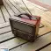 CYC tre retro radio, AM SW FM-radio, trådløs Bluetooth-høyttaler, med gammeldags stil, sterk bass, minilyd utenfor høyt volum bilde 3