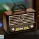 kannettava puinen radio retro langaton bluetooth HIFI -kaiutin stereo AM FM -radiovastaanotin soitin USB TF -kortti AUX MP3 klassinen tyyli kuva 6