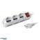 6 Italienischer Bypass / 3 Schuko-Mehrfachsteckdose mit Schalter 1,5 Meter Bild 1
