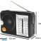 Draagbare radio met telescopische antenne - voor het luisteren naar muziek thuis, reizen, kamperen (BBL) foto 6