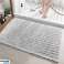 50x80cm ULTRA SOFT AND COMFORTABLE Badematte aus weicher Chenille-Mikrofaser. BLAU Bild 1