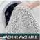 60x110cm ULTRA SOFT AND COMFORTABLE Badematte aus weicher Chenille-Mikrofaser. Grau Bild 2