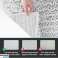 60x110cm ULTRA SOFT AND COMFORTABLE Badematte aus weicher Chenille-Mikrofaser. Grau Bild 3