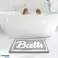 DEXI Tapis de salle de bain, Tapis de bain antidérapants, Tapis de bain en microfibre douce, Absorbant, Lavable en machine, 40x60 cm, Gris photo 2