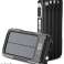 NEW GENERATION Power Bank 12000 mAh Solar Power Bank Fast Charging Portable with 4 USB Ports and Flashlight Compatible with Smartphones and tablets image 1