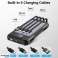 NEW GENERATION Power Bank 12000 mAh Solar Power Bank Fast Charging Portable with 4 USB Ports and Flashlight Compatible with Smartphones and tablets image 5
