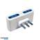4 OUTPUT ADAPTER, 16 A+T PLUG, 4 DIVALENT SOCKETSSpace-saving adapter with 4 10A sockets Ra.El.Con 10247, 2P+E 10A plug, White, Technopolymer material image 4
