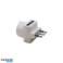Adaptateur Schuko triple Prise 2P+E Prise 2P+E 10A Construit en référence aux normes CEI 29-50 et CEI 29-57 couleur blanche photo 4