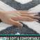 GRIS CLAIR Doux 40X60 cm Tapis de bain antidérapant en microfibre Machine Lavable Absorbant Tapis de douche photo 3