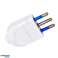 BEST SELLER Spina italiana 10A Spina bianca 16a con clip per cavo a vite e cavo Grommet foto 2